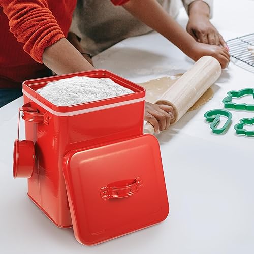 Miniatura 4 de Luxshiny Recipientes de cereales para almacenamiento de alimentos para perros y gatos, contenedor de almacenamiento de alimentos para mascotas con