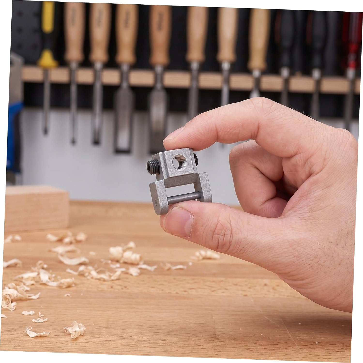 Scroll Saw Blade Clamp Holders Pair Metal Replacement Kit | Quick Release, Stable Clamping, Wear Resistant Build, Versatile Fit for DIY and Metalworking Tasks