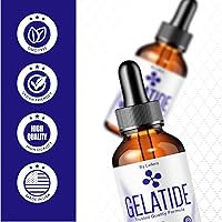 Vista 6 de Gotas de gelatida, Gela Tide Suplemento Líquido de Apoyo a la Pérdida de Apoyo Fórmula Equilibrio Forma Curvas Natural Bienestar Vitamina Máxima
