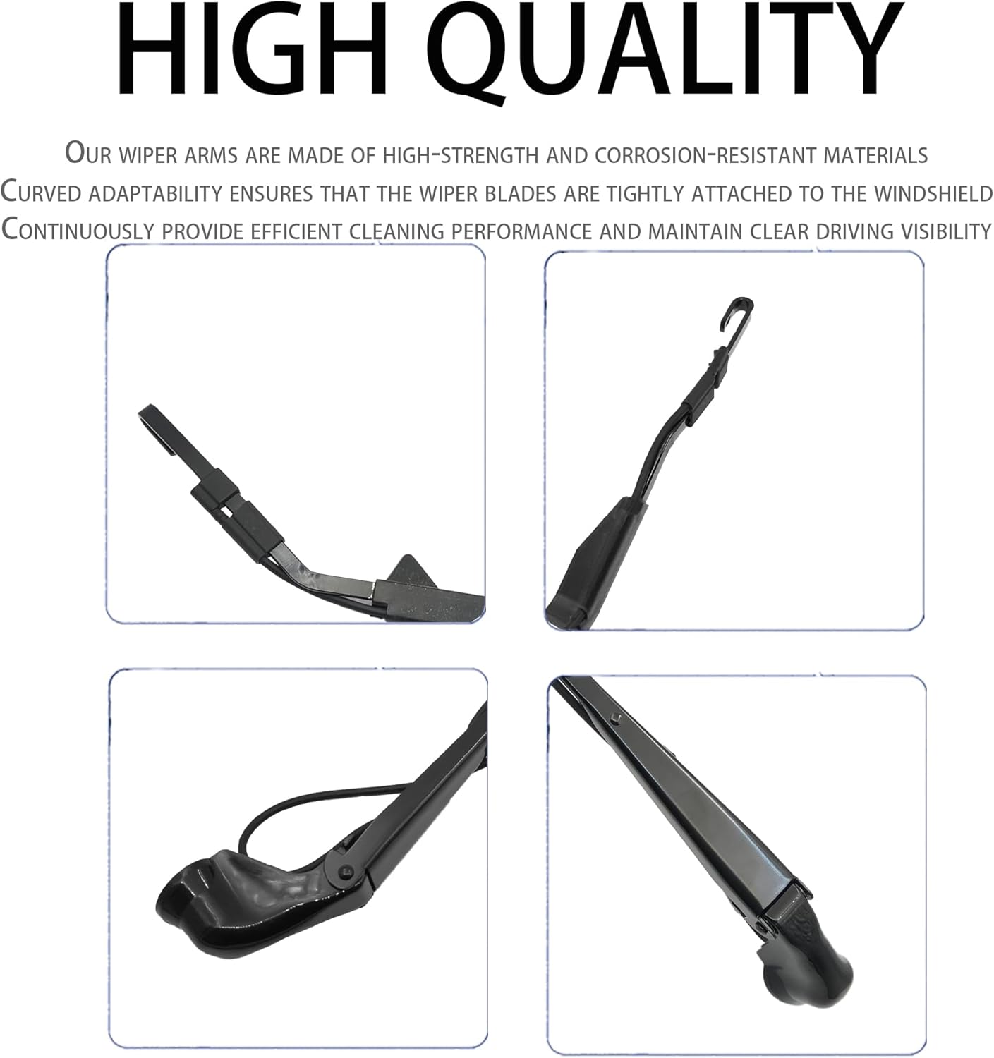 Windshield Rear Wiper Arm Compatible with Chevrolet Cadillac GMC 2002-2006 Escalade ESV EXT 2001-2006 Suburban 1500 2500 Tahoe 2001-2006 GMC Yukon XL 1500 2500 Replace OE 42551 15711688