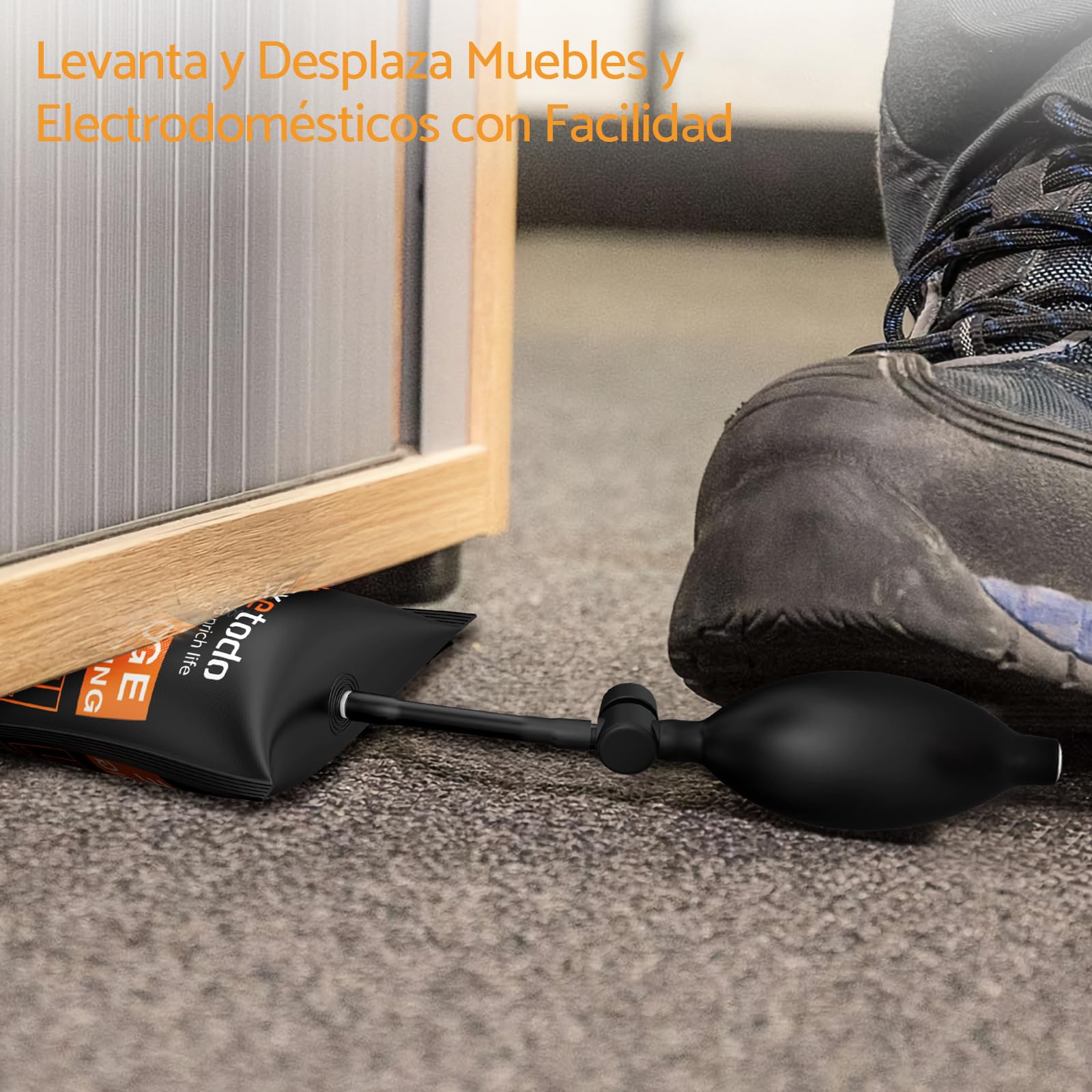 Almohadilla Inflable de elevación para Levantar Muebles Pesados de hasta 440 Libras