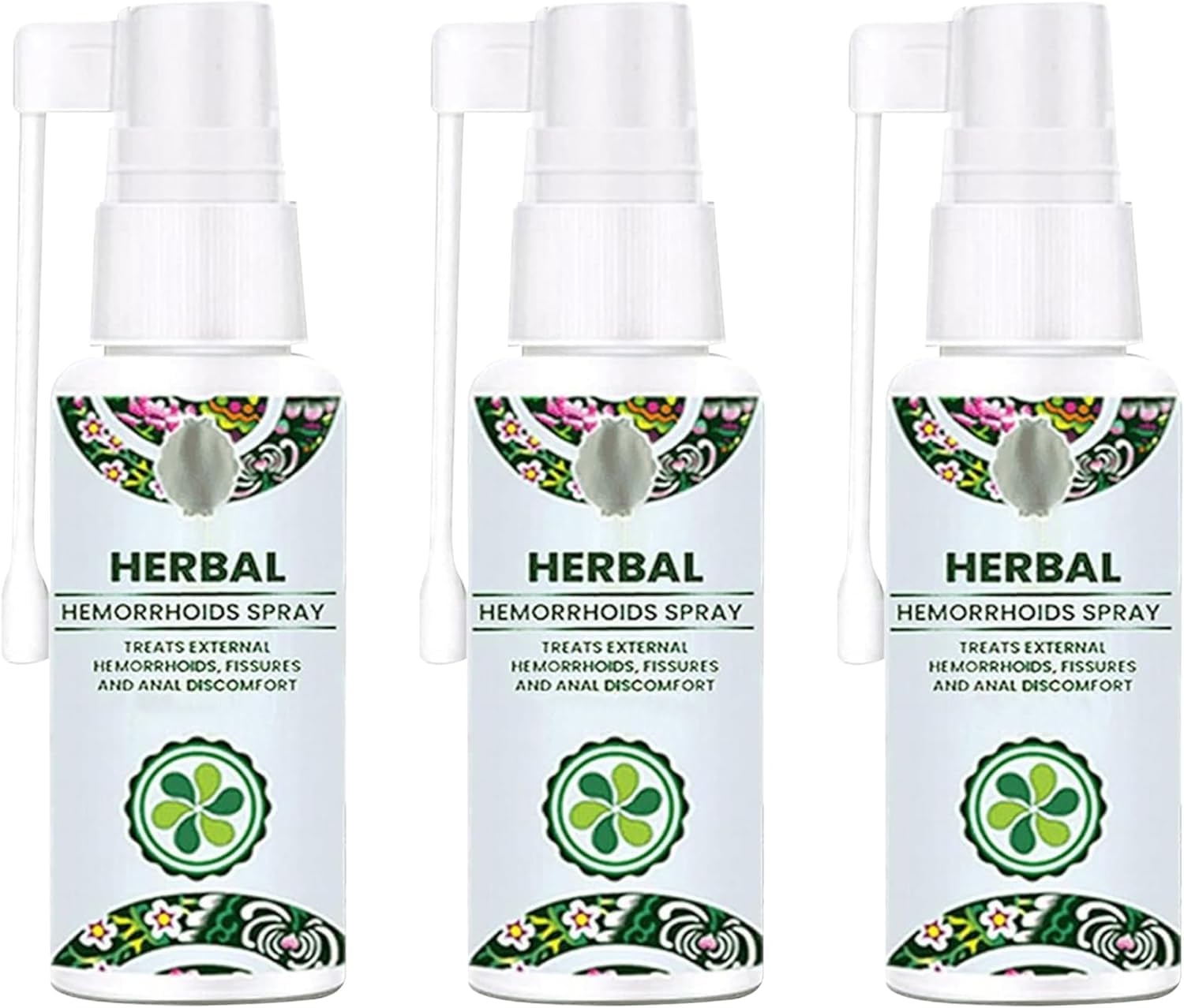 New Hemorrhoid Relief Pain Relief Spray, 100 ml - (Pack od 3)