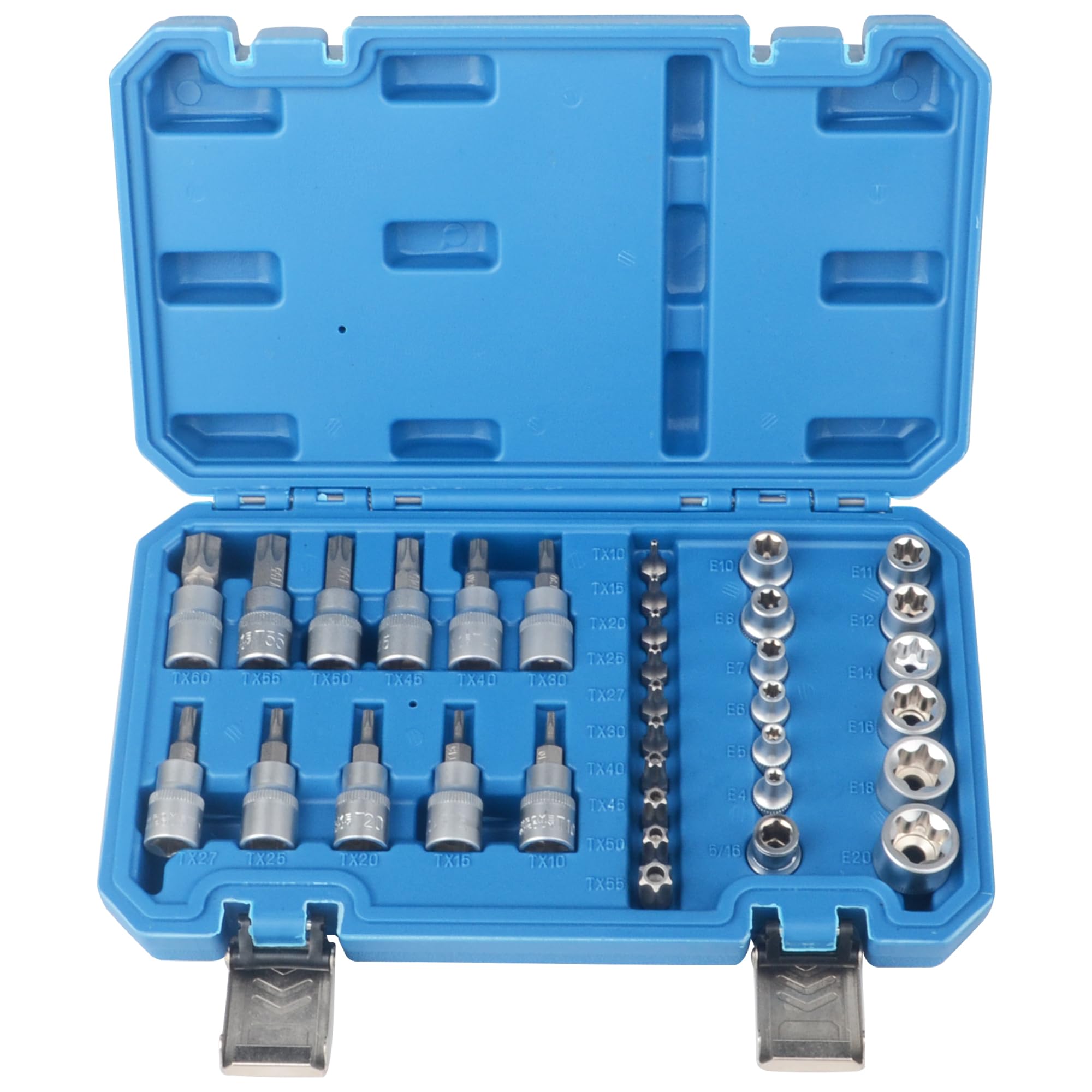 DAYUAN 34-teiliges Torx Steckschlüssel-Set – Innen-/Außensechskant & Bits Für Profis Und Hobbywerkstatt