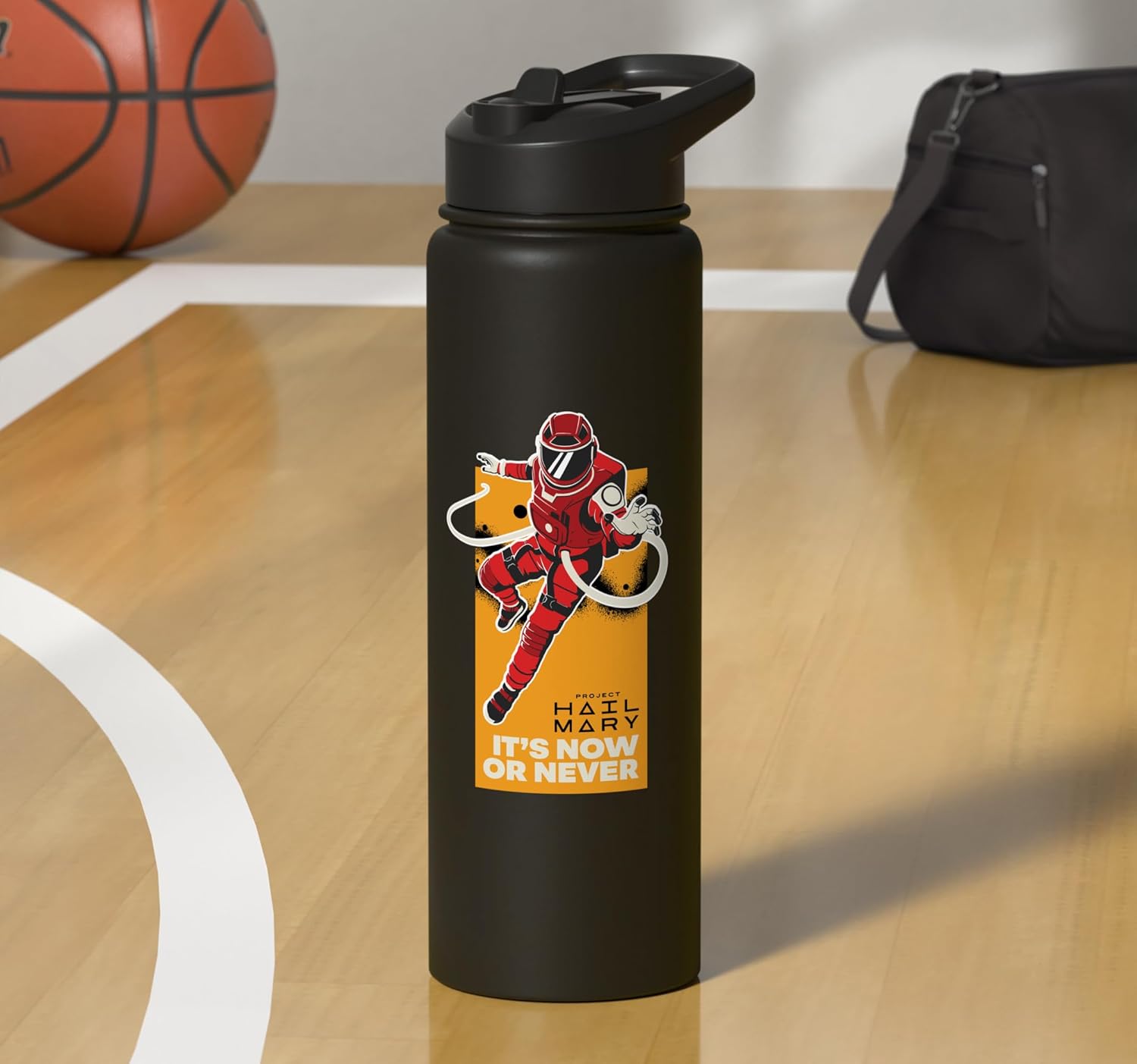 It's Now or Never Stainless Steel Insulated Water Bottle