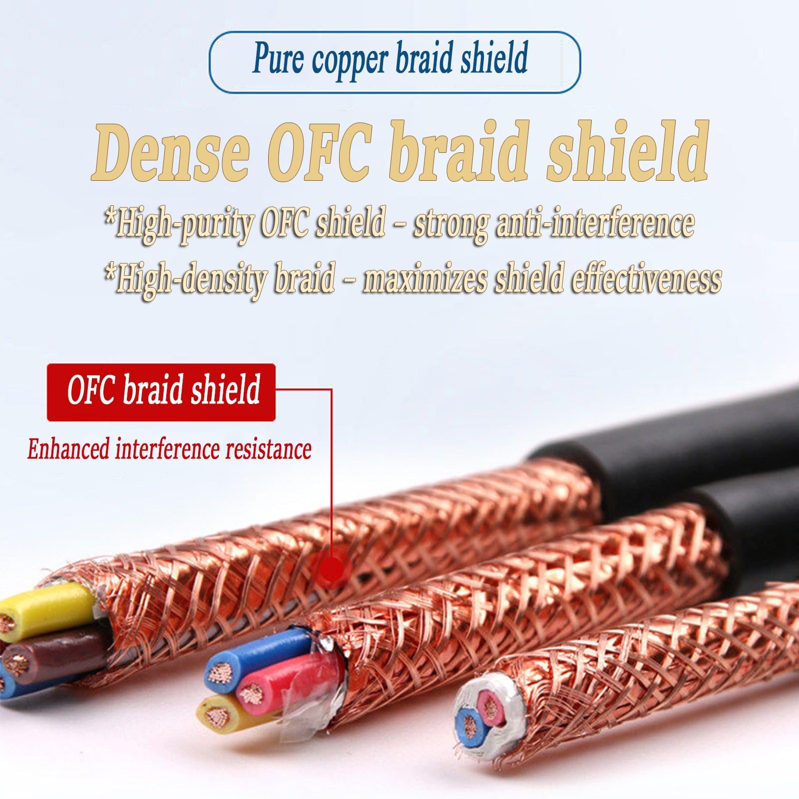 Cable de par Trenzado blindado RS485 2 núcleos OFC
