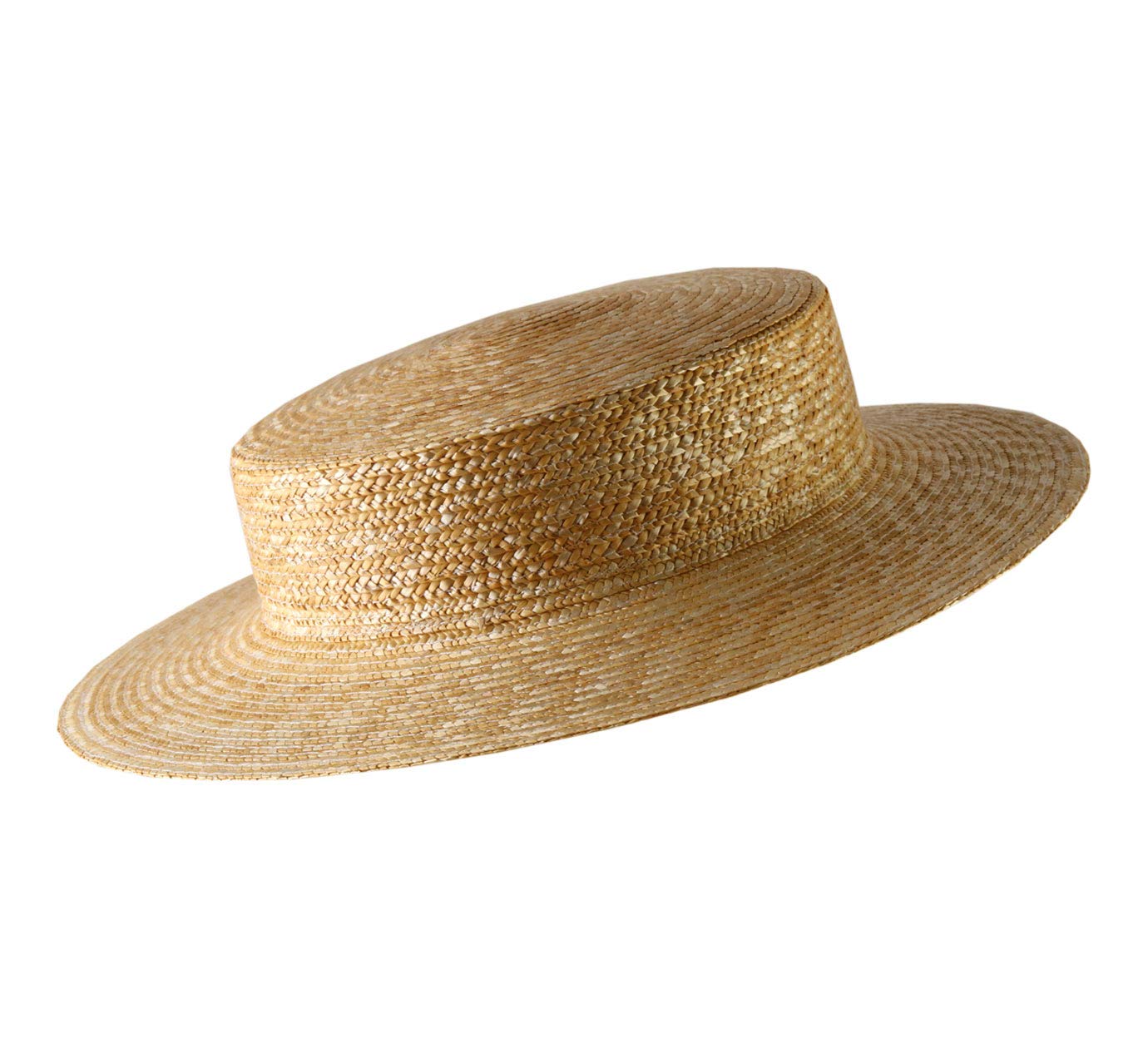 Chapeau Paille Femme Canotier Coco
