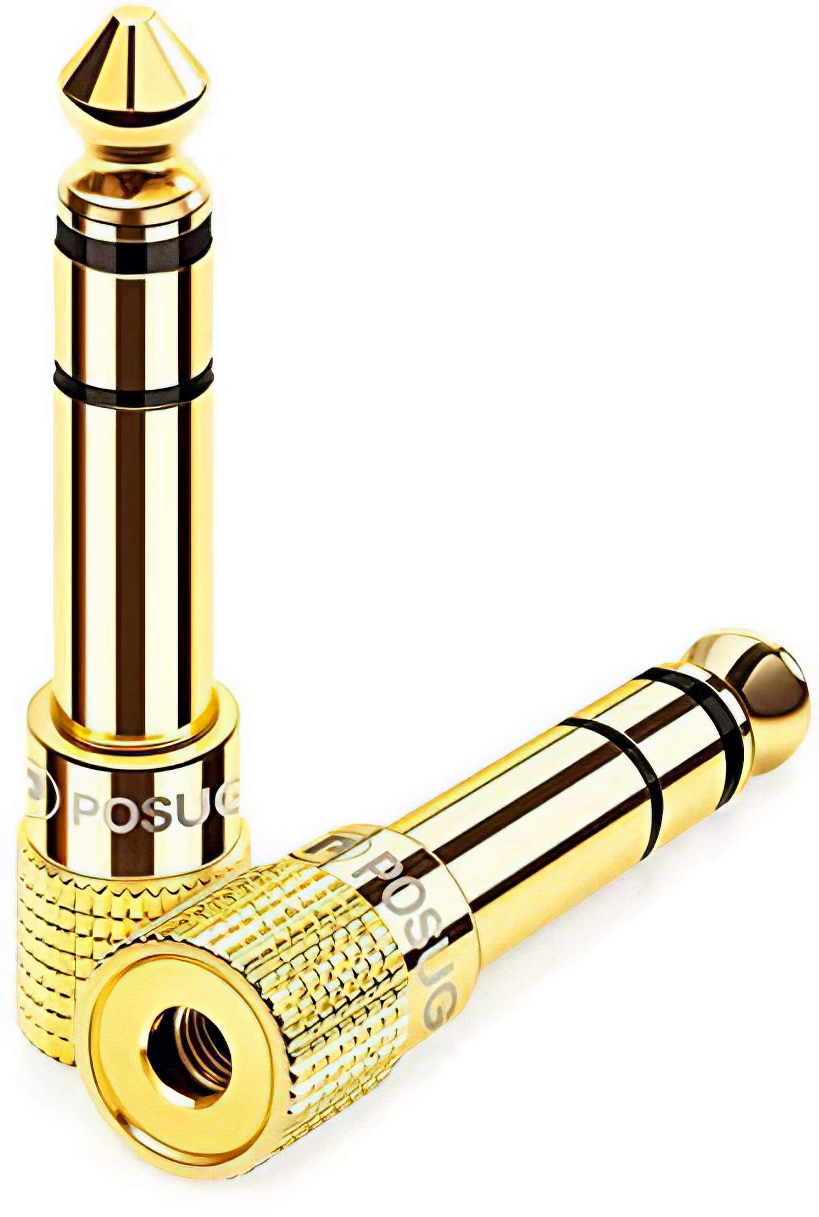 Headphone Adapter jack 6.35mm (1/4 inch) to 3.5mm (1/8 inch)2 Pack