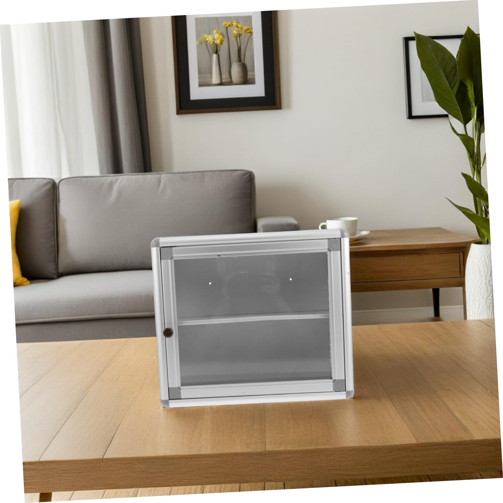 Cabilock Caja Médica Colgante de Metal Pequeña, Organizador de Medicamentos Resistente Intemperie, Montable en Pared, Estuche para Botiquín Casero, Uso en Oficinas y Bancos, Almacenamiento