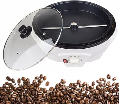 Coffee Roaster Machine 800g Electric Coffee Bean Roaster with 0-240C Temperature Adjustment, 1200W Peanut Bean Cafe Coffee Roaster for Home Use