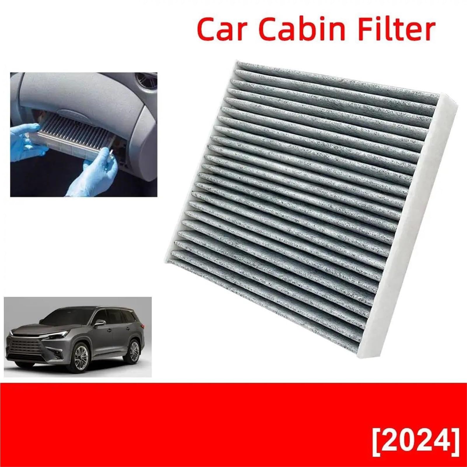 Parti di automobili Filtro Dell'aria Abitacolo A Carbone Attivo Per Ricambi Auto CF12157 87139-0E040 87139-0R030 87139-26010 72880FL00A Per Lexus TX350 2024
