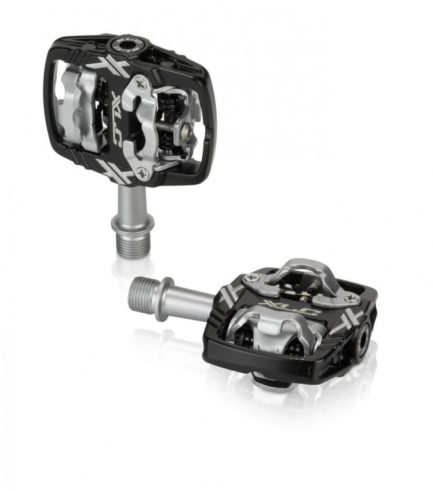 XLC System-Pedal System-Pedal, schwarz/Silber, Einheitsgröße