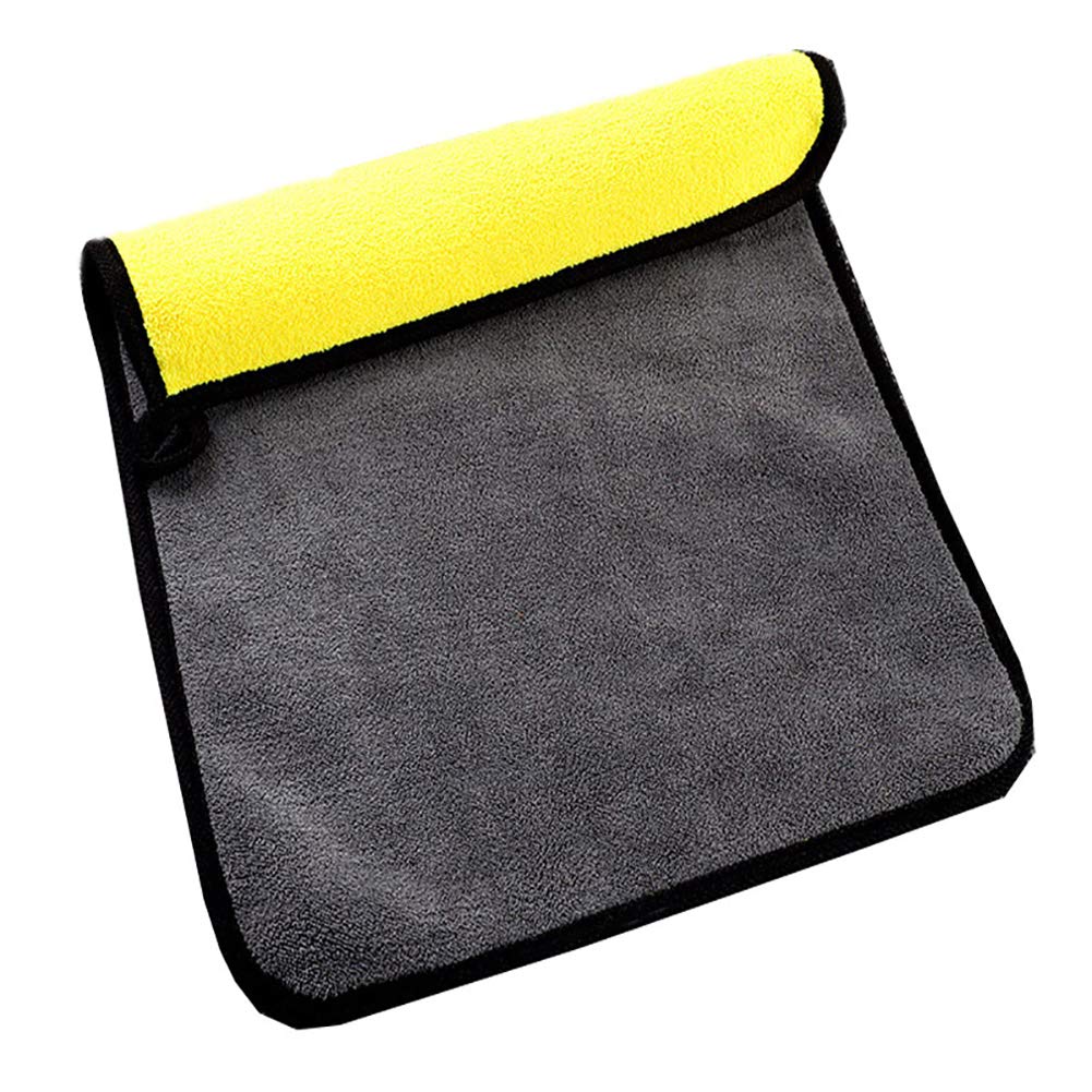 Cleaning Cloths Car Care Cleaning Drying Cloth Wax Polishing Kitchen Furniture Washing Towel Yellow Gray