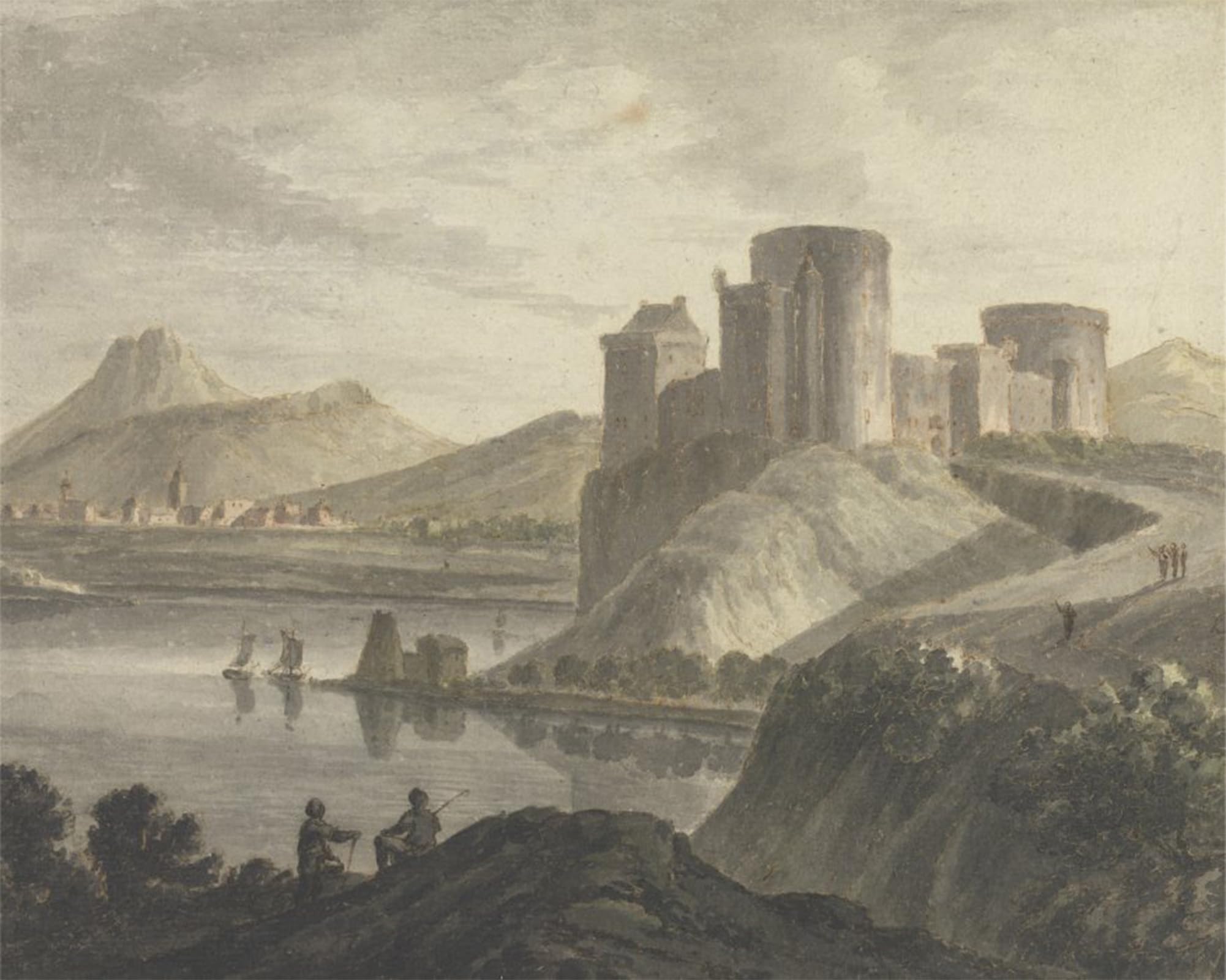 Art Tableau Château de Robert Adam Impression Sur Toile 60x90cm - 5
