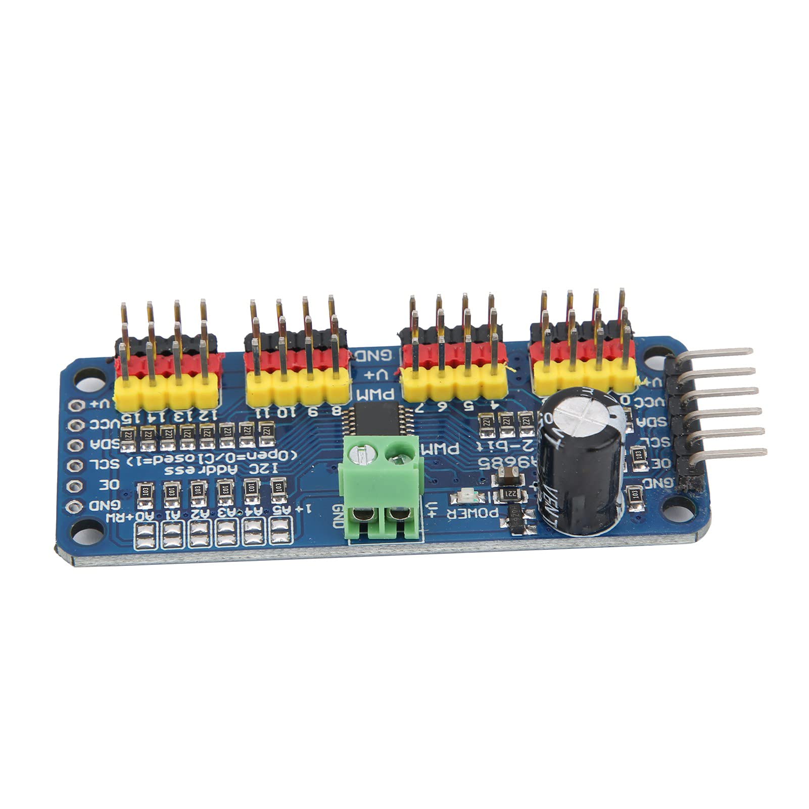 PWM Servo Driver Board z 16-kanałowym Napędem Silnikowym, Odpowiedni dla Entuzjastów Robotyki