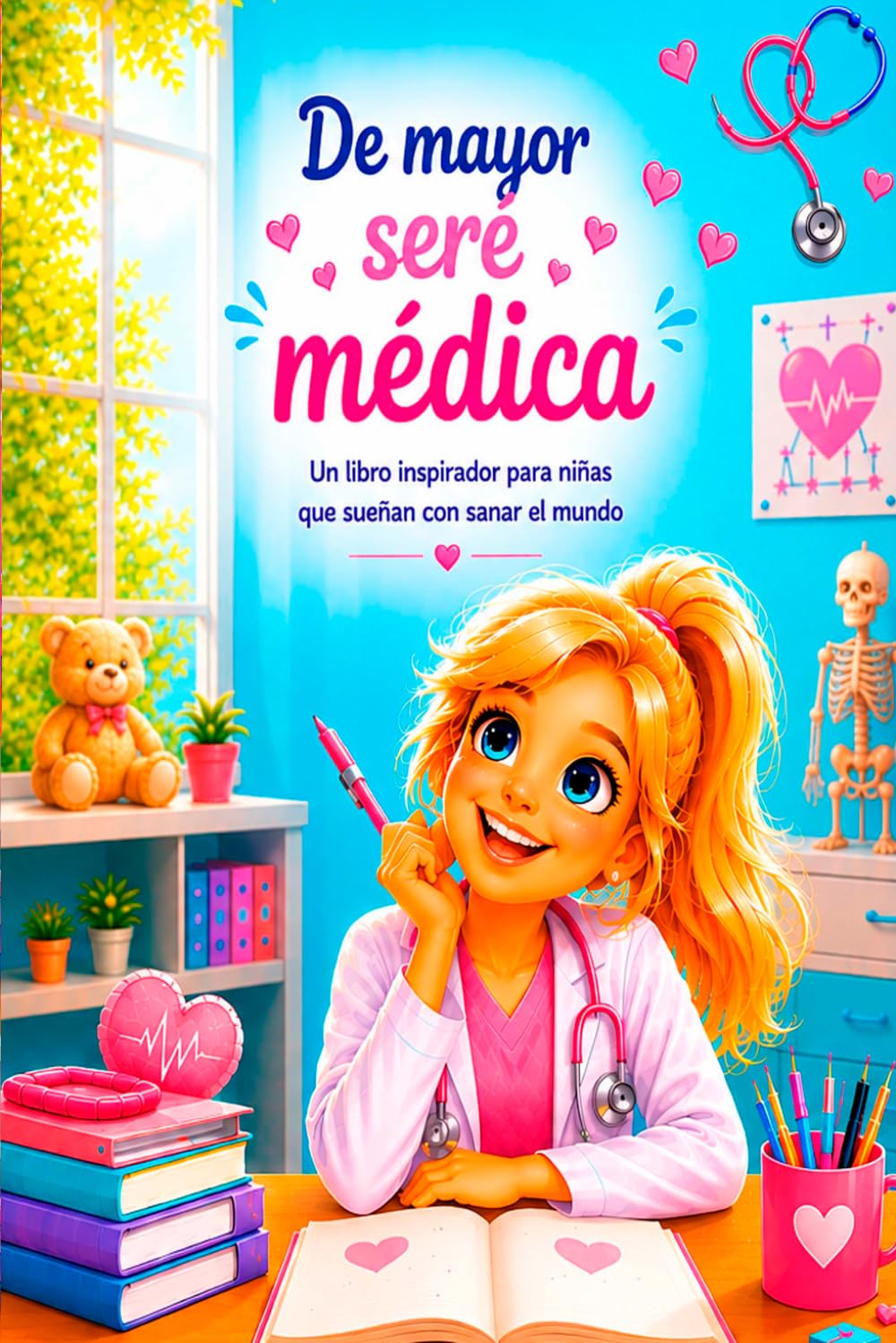 De mayor seré médica: Un libro inspirador para niñas que sueñan con sanar el mundo