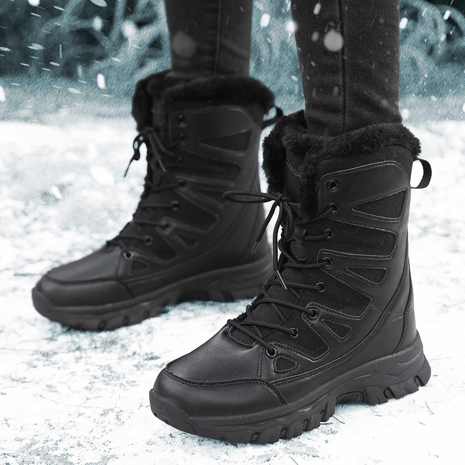 Bottes Femme Hiver Botte De Neige Bottine Écharpe Polaire Mollets Fins Chaussure Chaussures Randonnée Bottines Après Ski Homme Apres Châle Boots Bottillons Rouge Fourrées Imperméable Grand Froid