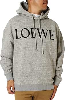 Amazon.co.jp: [ロエベ] メンズ ロゴプリント プルオーバーパーカー