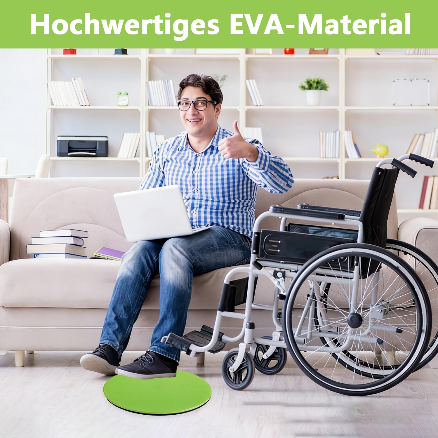 Dispositivo ausiliario per i pazienti anziani e disabili con movimento rotatorio integrato per sostenere la mobilità dei pazienti paralizzati nell'assistenza domiciliare