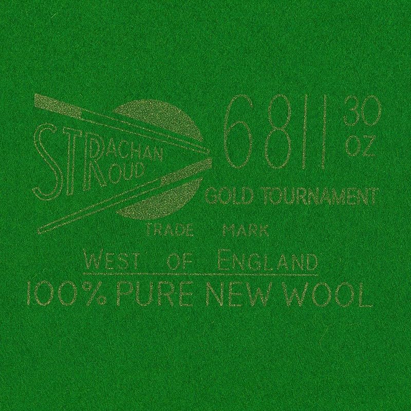 Strachan 6811 Tournament 30 oz Snooker Table Cloth English Green (8 ft)