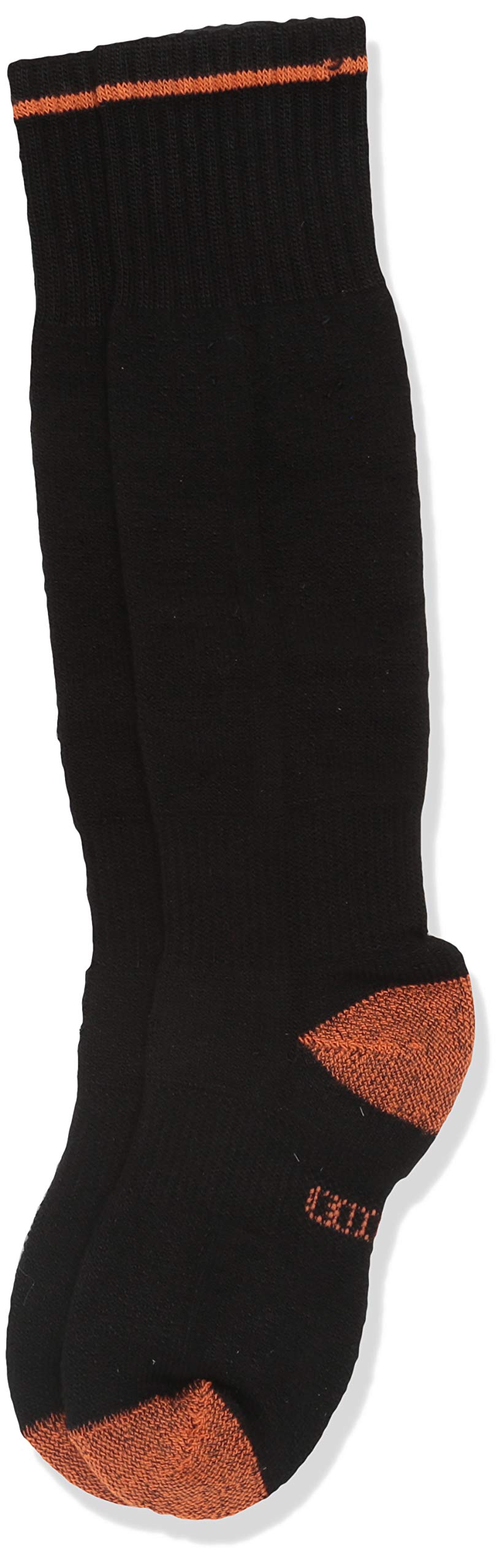 Eurosock Unisex Snowbase Junior, Black/Orange, XS