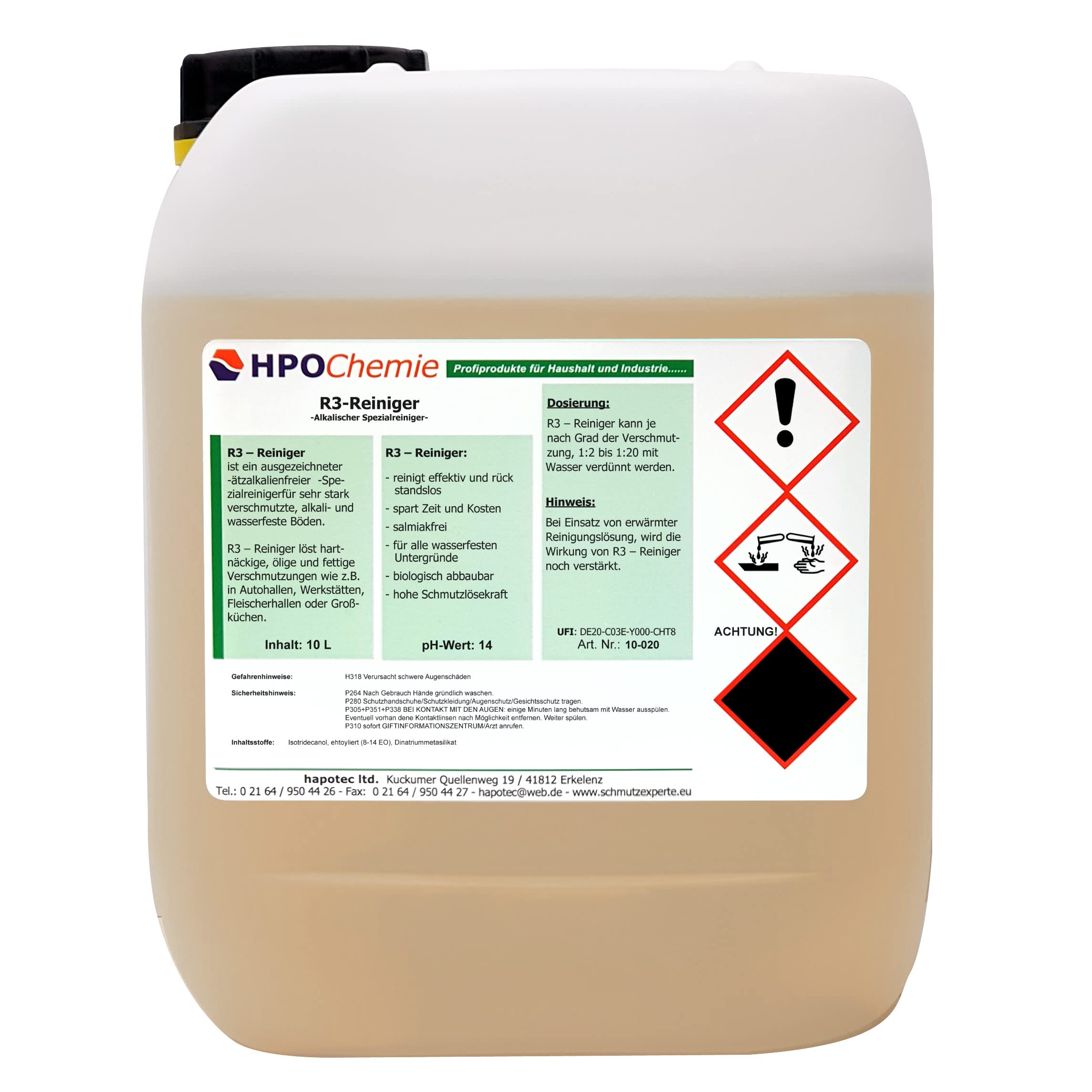 R3 alkalischer Spezialreiniger 2,5ltr.