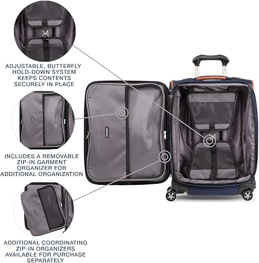 Amazon | Travelpro Crew Versapack ソフトサイド 拡張可能スピナー