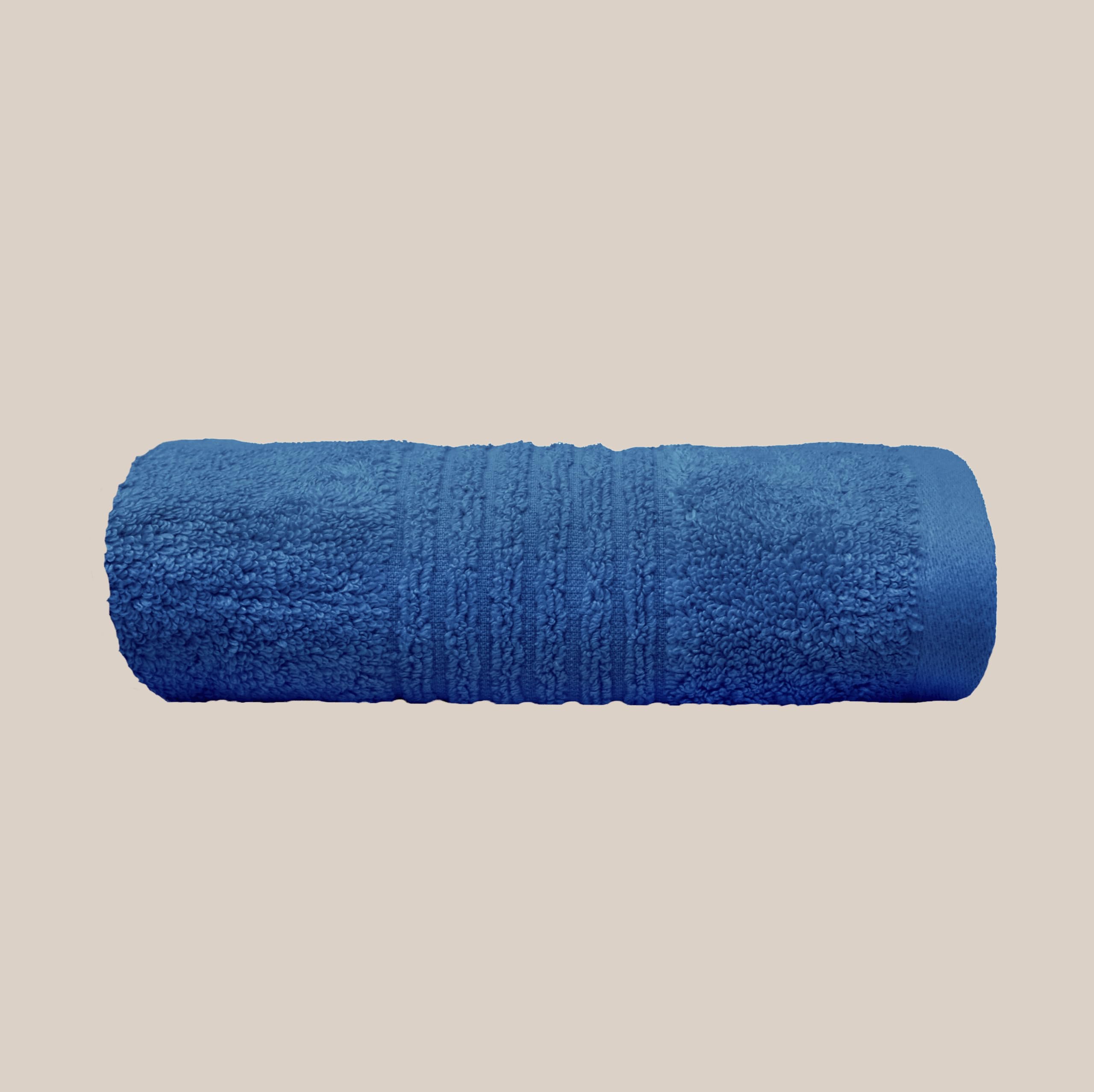 Misona Bamboo Bath Towel 70 x 130cm – Ultra Soft, Super Absorbent, Quick Dry, Zero Twist Bathroom Towel, Plush 580GSM (Smoky Blue)