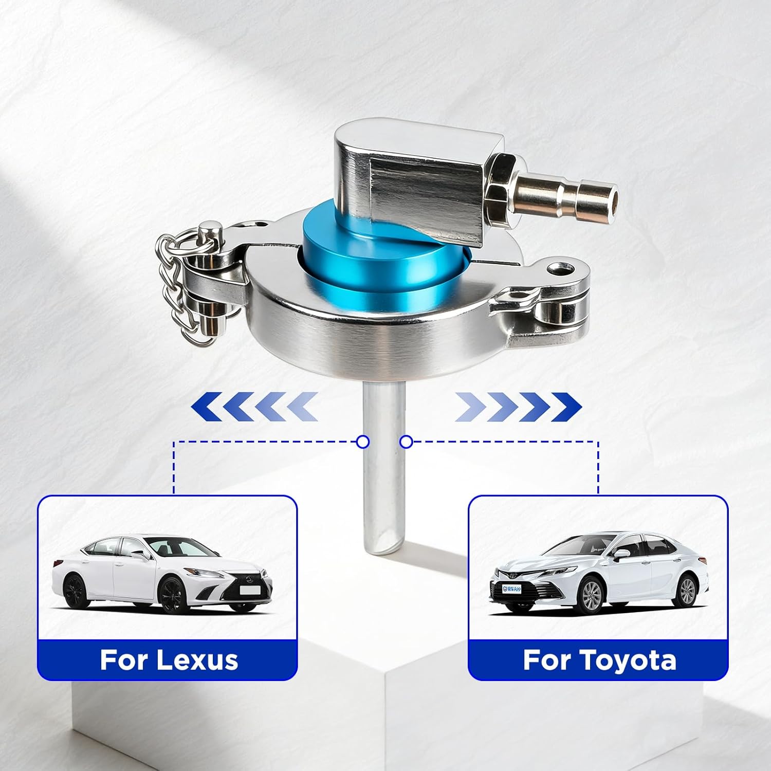 MR CARTOOL Brake Bleeder Adapter 43mm Master Cylinder Adapter for Toyota and Lexus, Works with Manual Brake Bleeder Kit