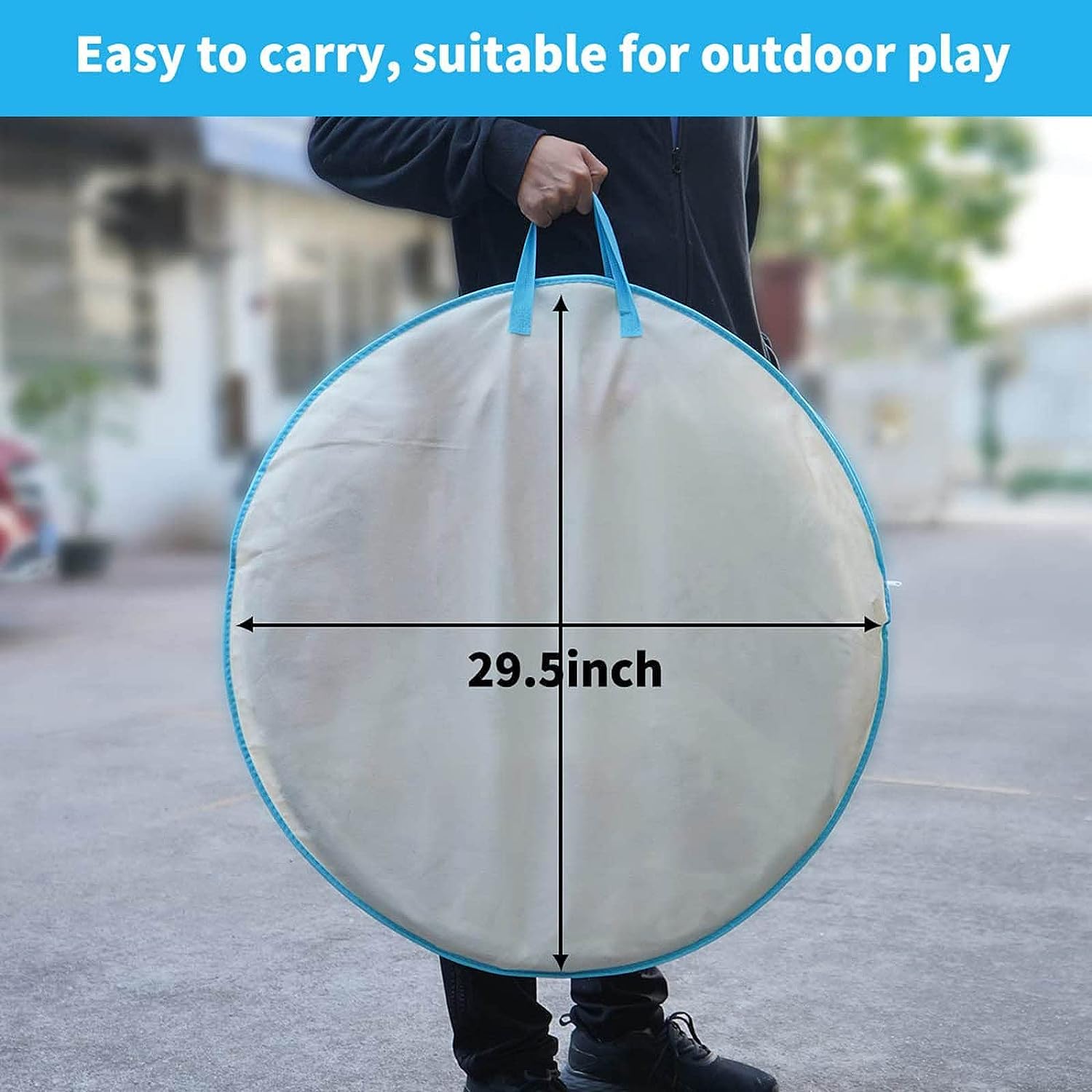 COYEUX Tente Anti-Moustique Portable, Filet de lit Pliable, avec 3 Portes, pour Tente de Camping de Voyage, Maison, autoportant