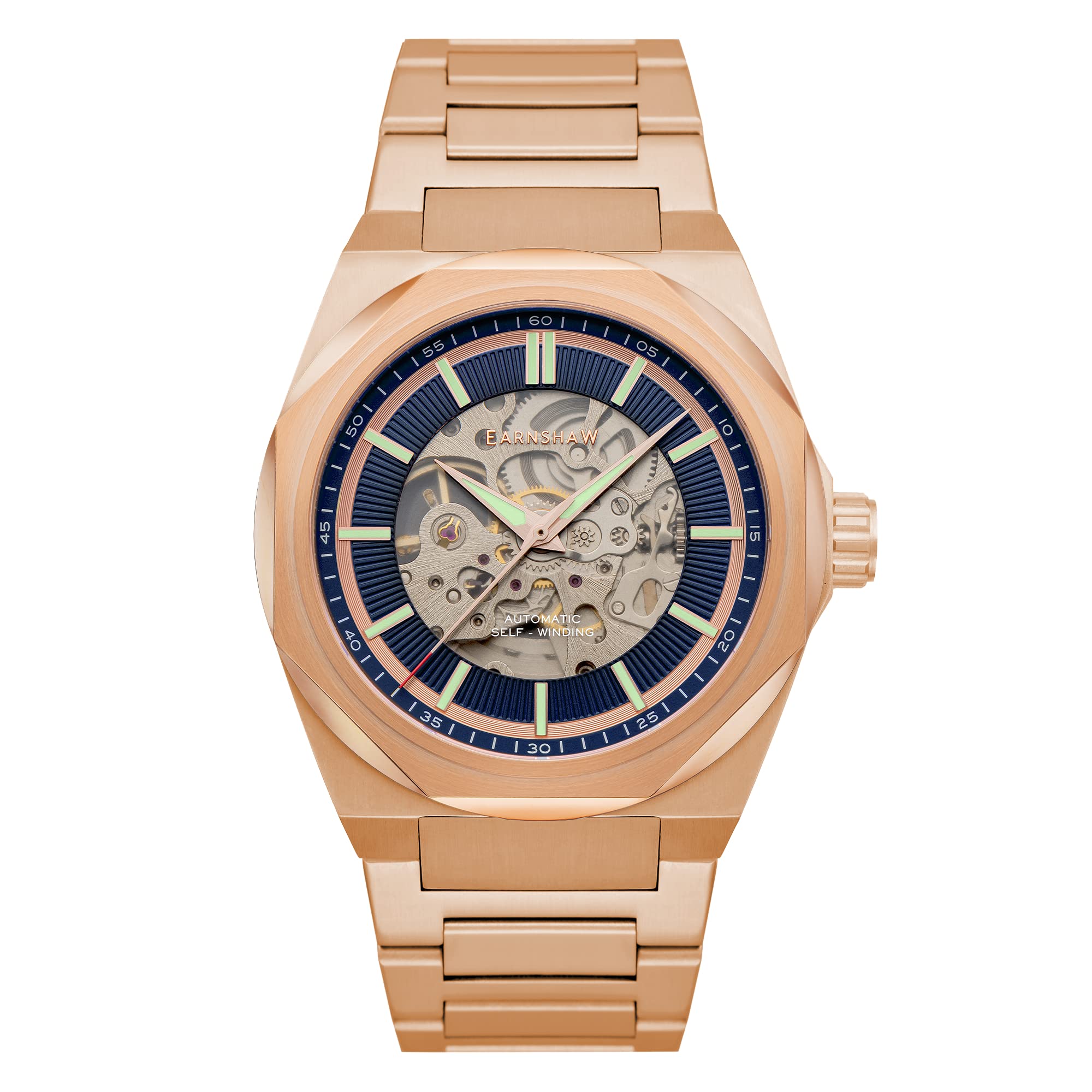 EARNSHAW Clark Analog Blue Dial Mens Watch-ES-8182-88 (B0B6VBFHF5) Amazon Price History, Amazon Price Tracker