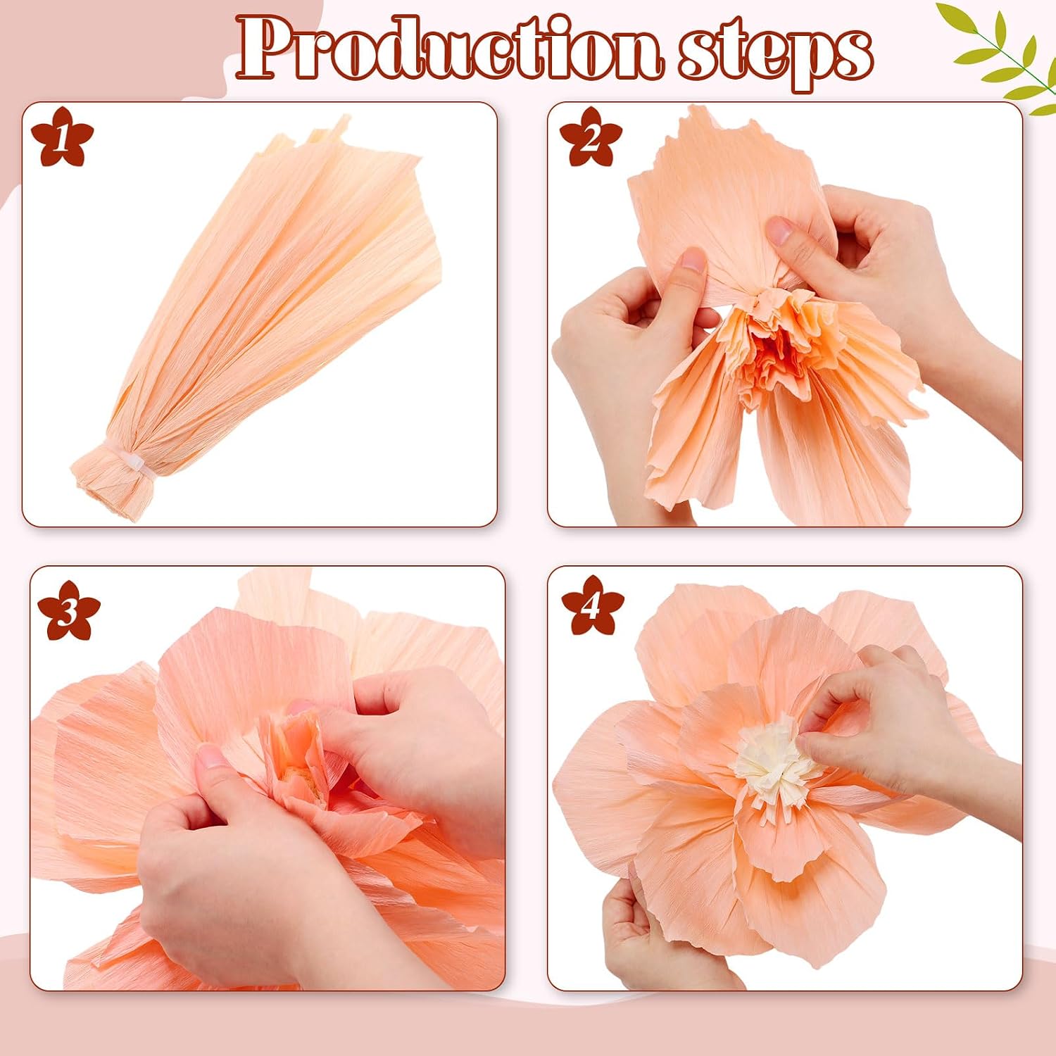TaoBary 18 Pieces Mexican Paper Flowers Fiesta Crepe Paper Flowers Carnival Tissue Flowers Mexican Party Decorations for Wedding Birthday Cinco De Mayo Party 12,10,8 Inch(Retro Color)