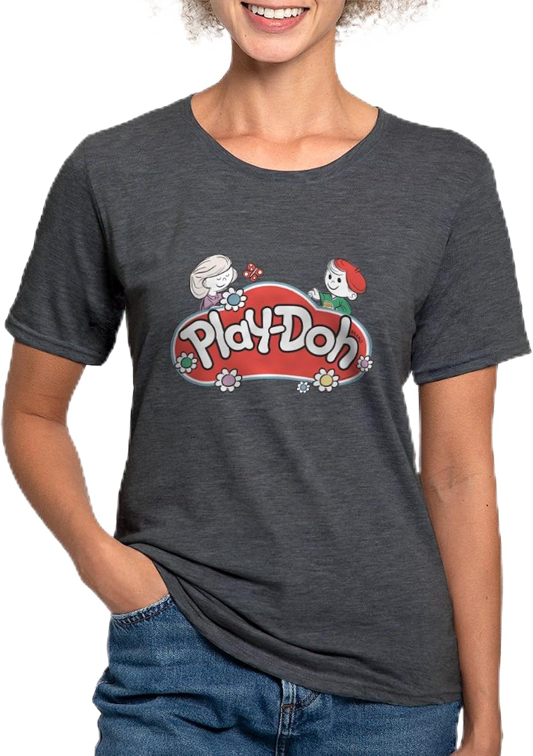 CafePress Play Doh: Blooming Garden Women's Deluxe T Shirt Women's Tri-Blend T-Shirt