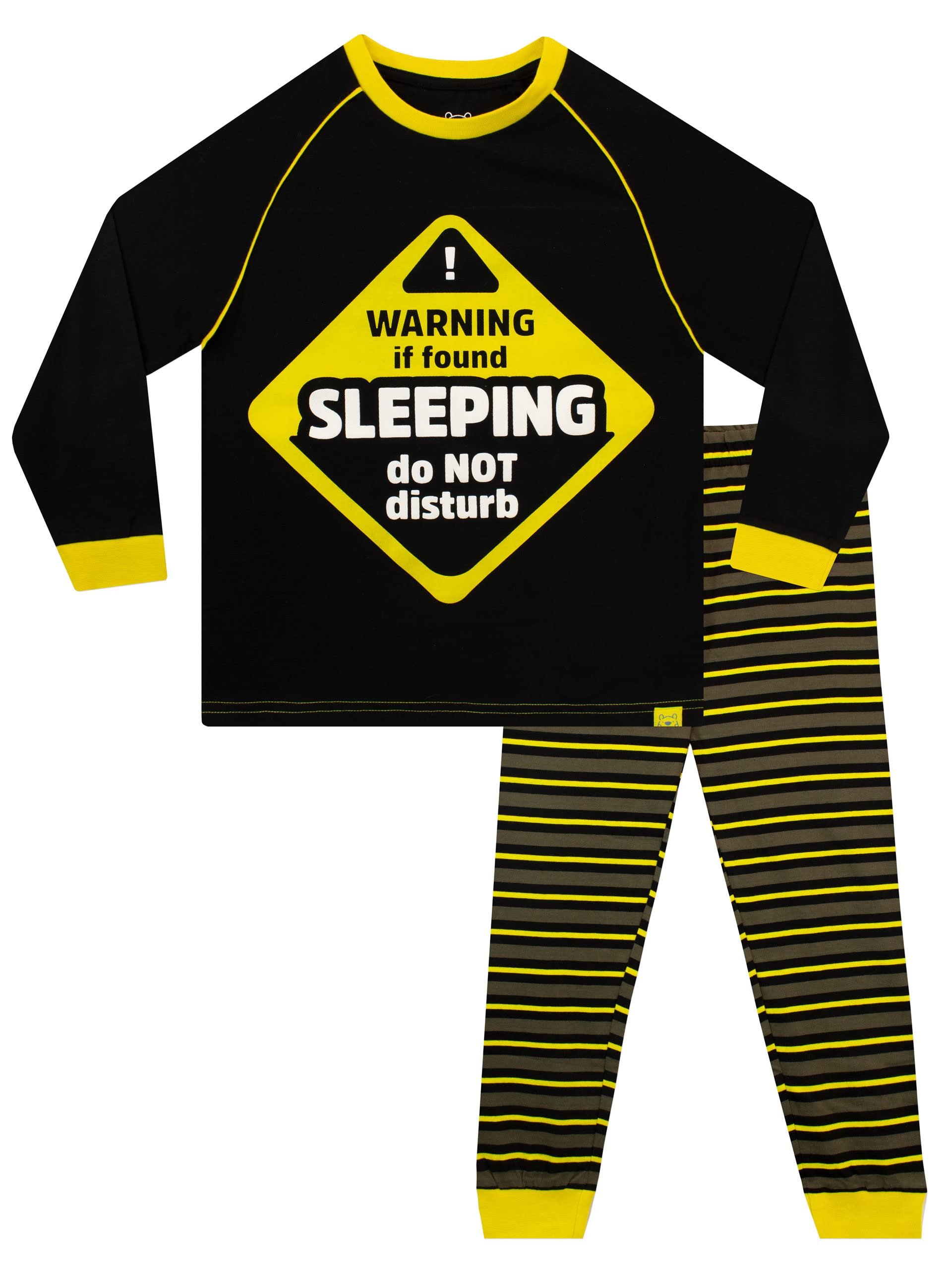 Harry Bear Boys Pyjamas Black 6-7 Years