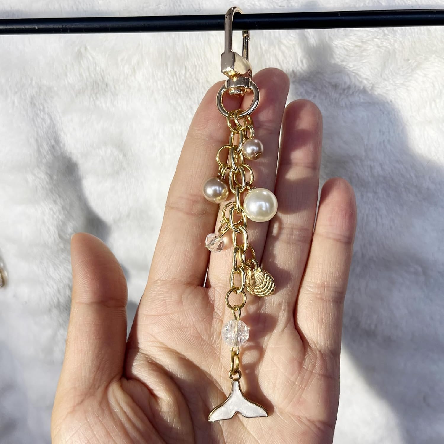 Charm chain for Kindle, Handmade Bookish Gifts for E-reader Lovers image 5
