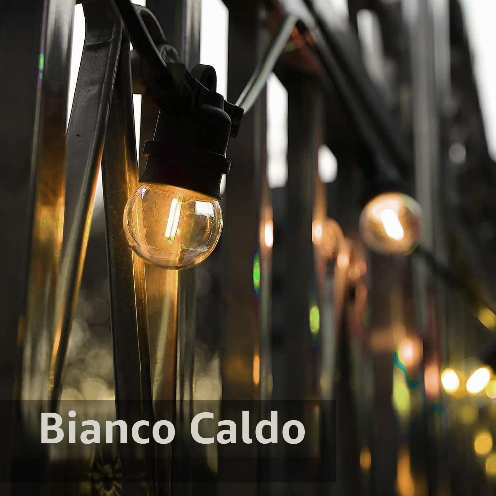 Confezione da 40 lampadine a LED E27 G45 1W, sostituisce lampadine a incandescenza da 5 W, luce bianca calda 2700 K,155 lm, copertura in PC opaco, non dimmerabile