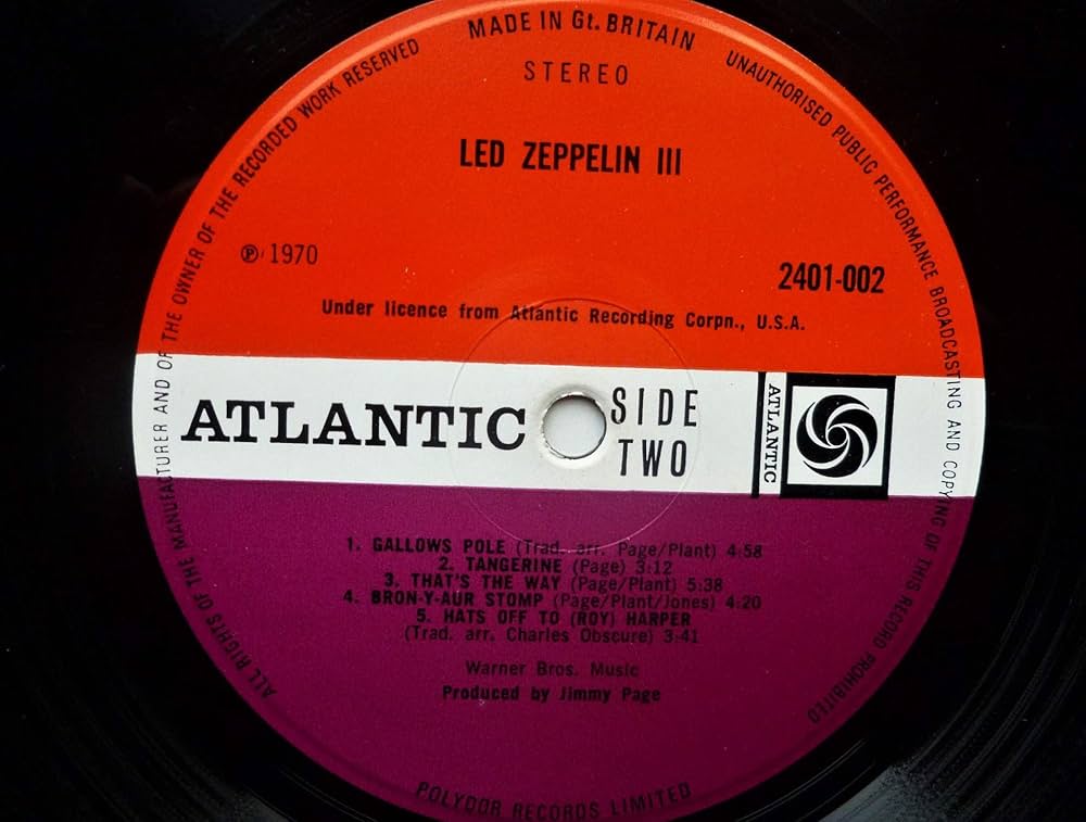 Amazon.co.jp: Led Zeppelin III [12 inch Analog]: ミュージック