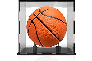 Acrylic Clear Basketball Display Case with UV Protection