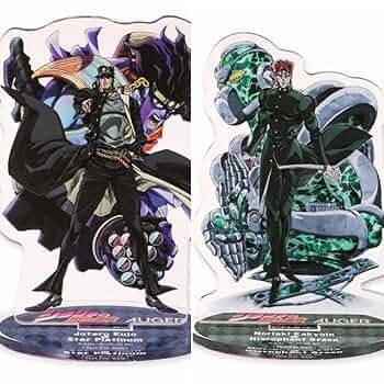 AUGER ジョジョ　コラボ　 当選商品 A賞 空条承太郎　アクリルスタンド AUGER ジョジョ コラボ 当選商品 A賞 空条承太郎 アクリル