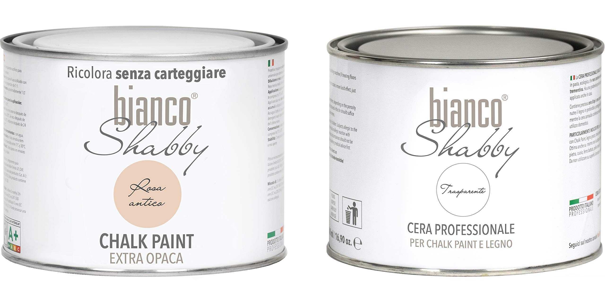Chalk Paint & Cera Neutra – Pintura Shabby Chic + cera profesional, rosa