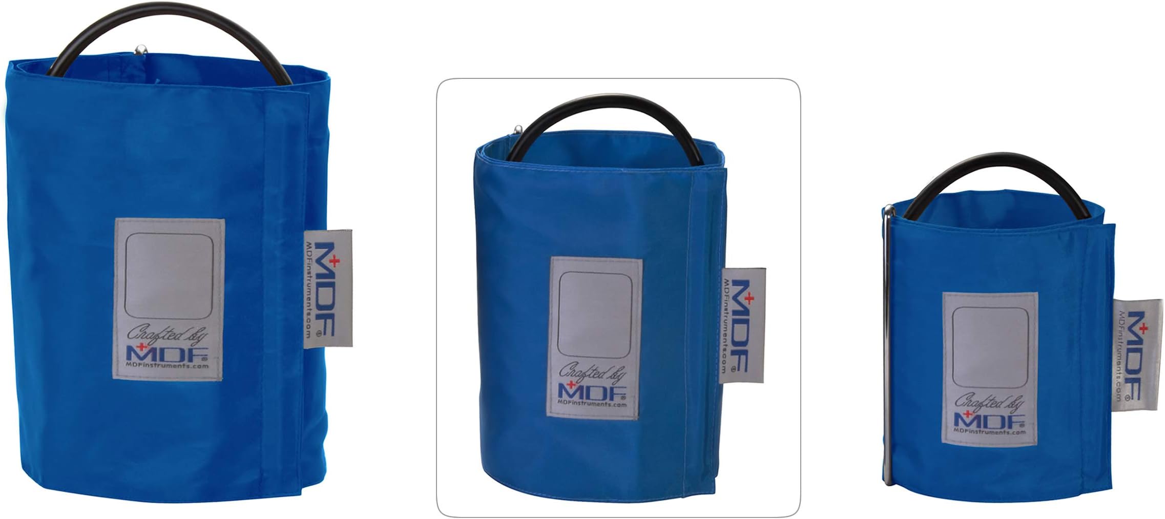 MDF® Latex-Free Large Adult Replacement Blood Pressure Monitor Cuff D-Ring - Single Tube - Bright Blue (MDF2080461D-14)