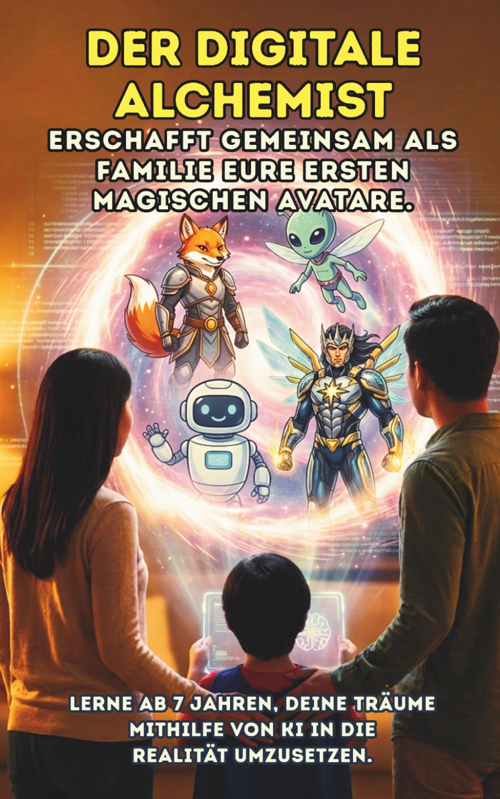 DER DIGITALE ALCHEMIST. Erschafft gemeinsam als Familie eure ersten magischen Avatare.: Lerne ab 7 Jahren, deine Träume mithilfe von KI in die Realität umzusetzen.