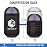 VENTURE 4TH Summer Sleeping Bag, Single, Regular Size - Lightweight, Comfortable, Water Resistant Backpacking Sleeping Bag for Adults & Kids - Ideal for Hiking, Camping & Outdoor - Black/Silver