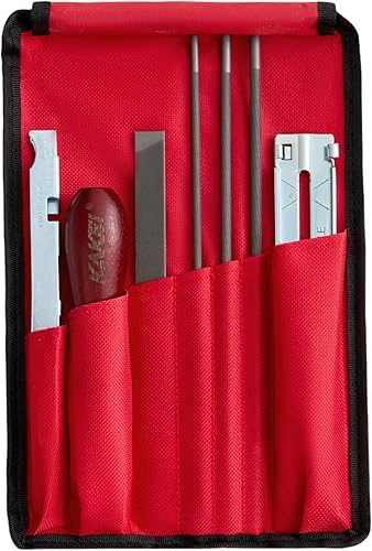 Miniatura 2 de KAKEI Kit de archivo de afilado de motosierra, afilador de cadena de motosierra, 8 paquetes, 3 limas redondas (532 pulgadas, 316 pulgadas, 732