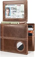 Vista 1 de Cartera con soporte AirTag, Marrón, Moderno
