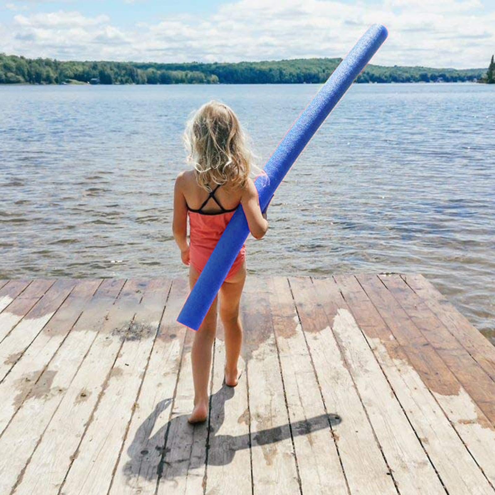Schwimmnudel Poolnudel, Bunte Schaumstoff-Poolnudeln 60/120cm, Schwimmhilfe Wasserspielzeug