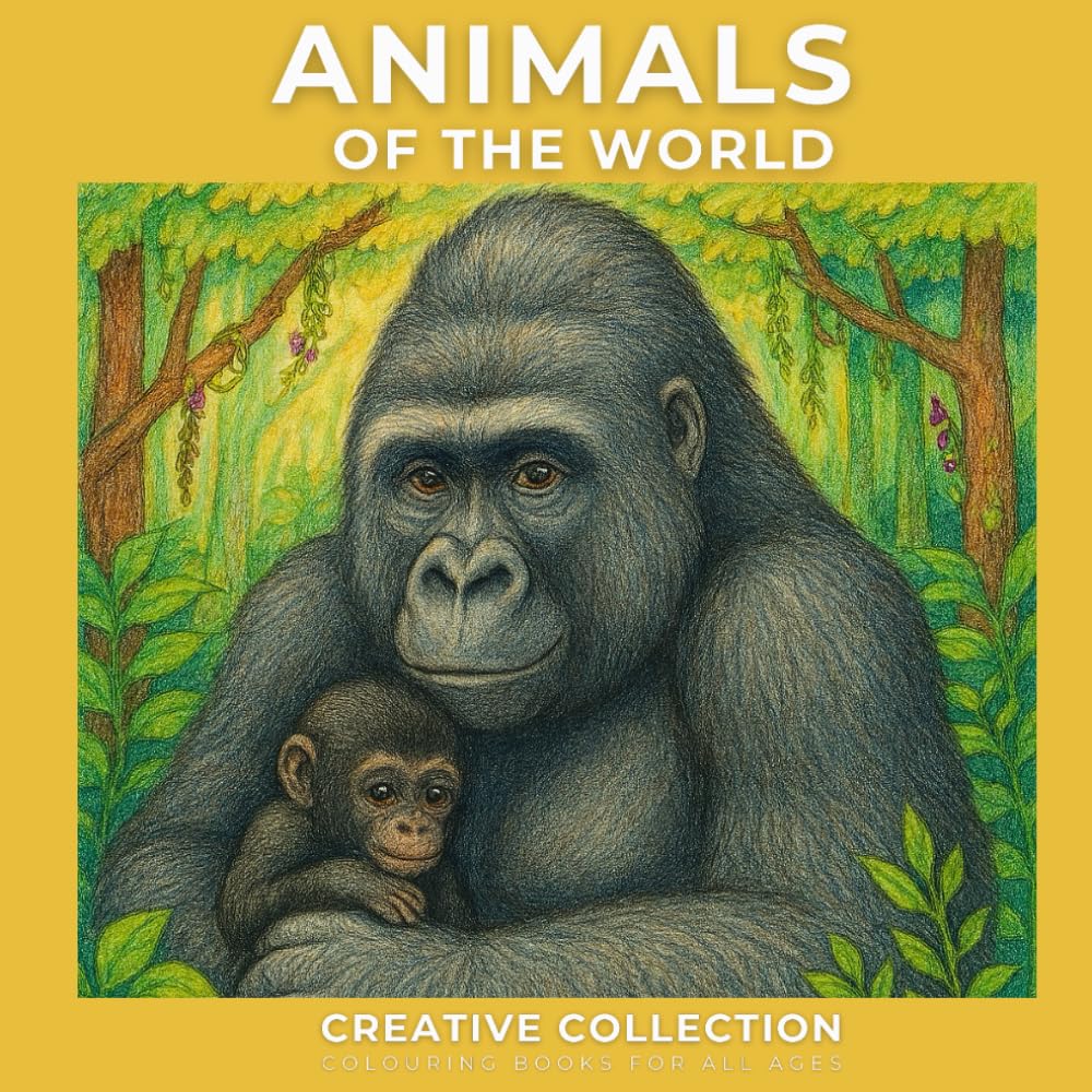 Creative Collection: Colouring Books for All Ages: Animals of the World