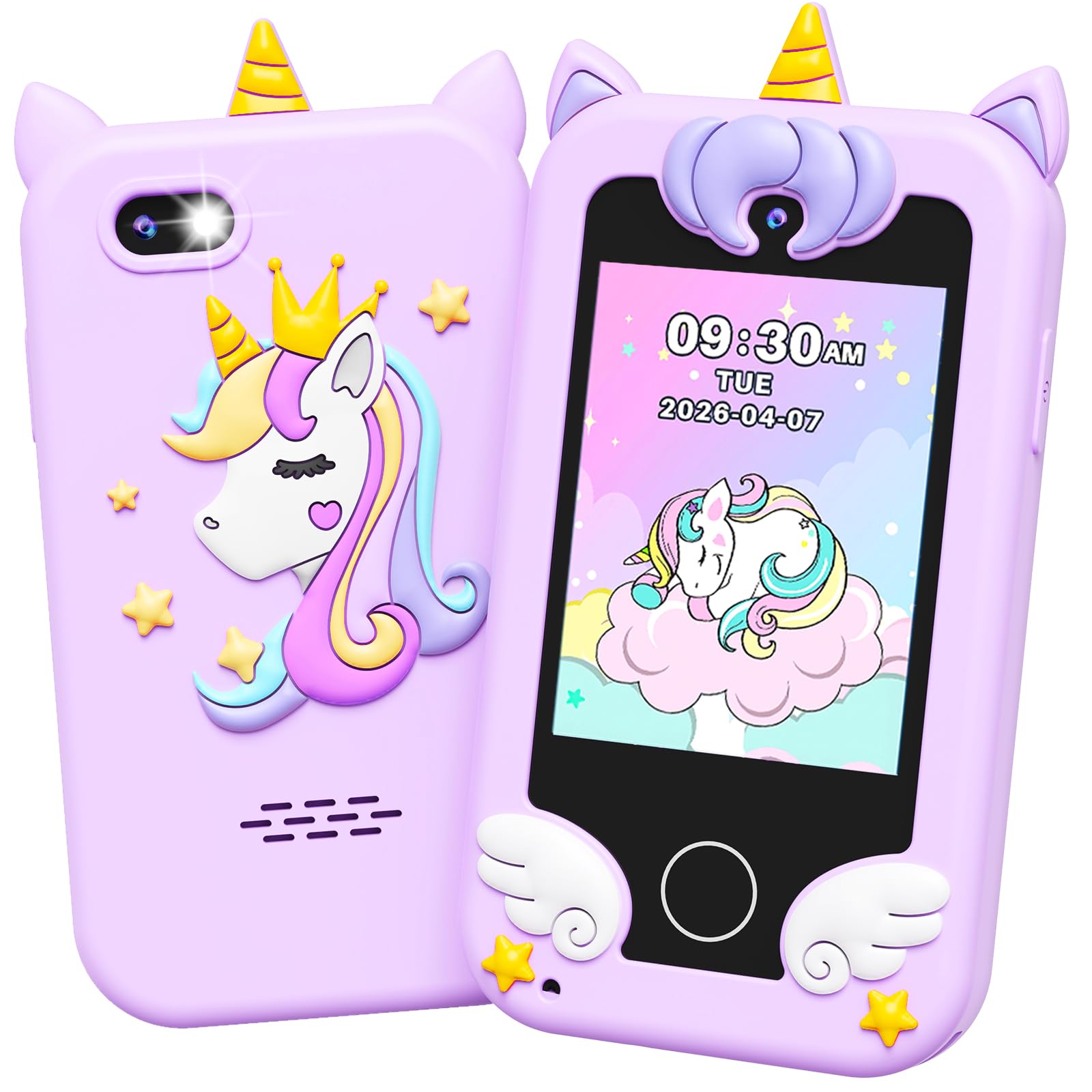 レア商品！KIDS TELEPHONE Amazon.com: UCIDCI Kids Smart Phone for Girls Ages 3-7 with Dual