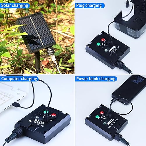 Miniatura 7 de Luces solares de carámbano para exteriores de 56 pies, 506 LED, luces de carámbano para exteriores, conectables, luces de hadas de Navidad,