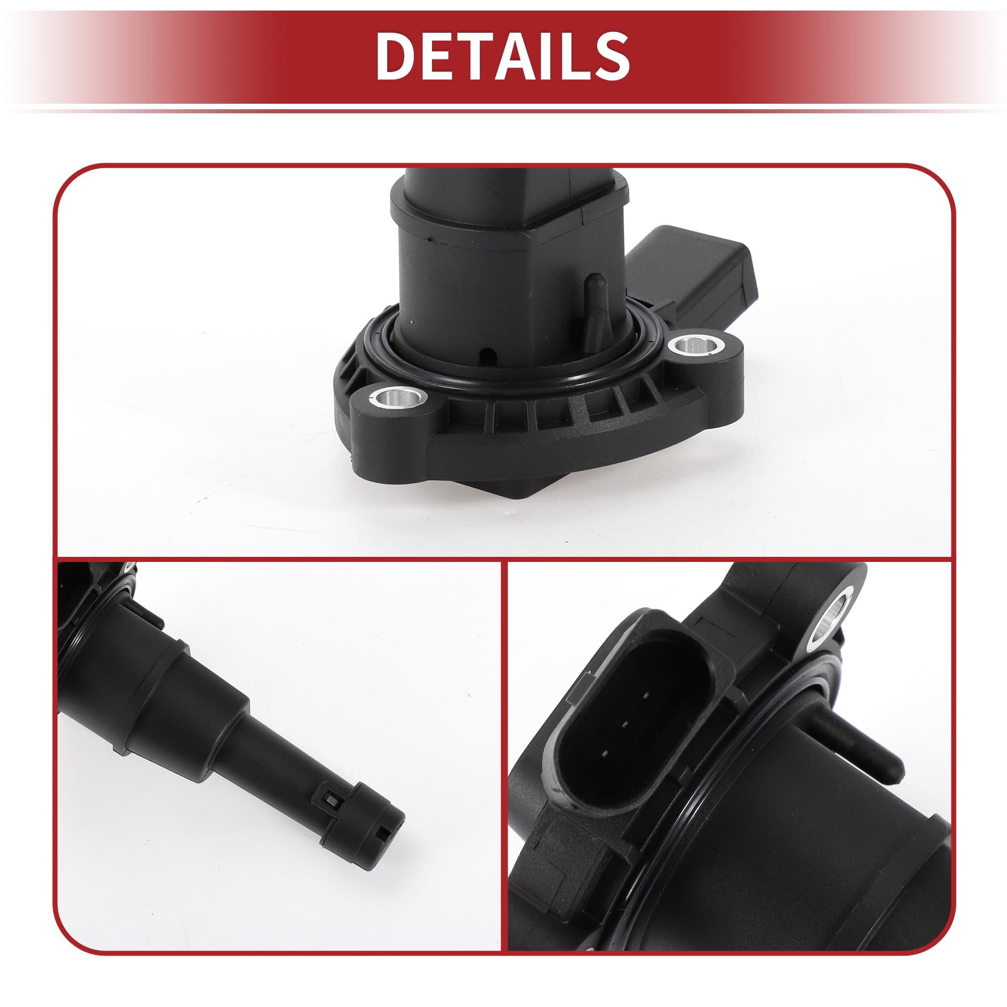 A ABSOPRO Sensor De Nivel De Aceite Del Motor Para Audi A3 15-19 1 Pc