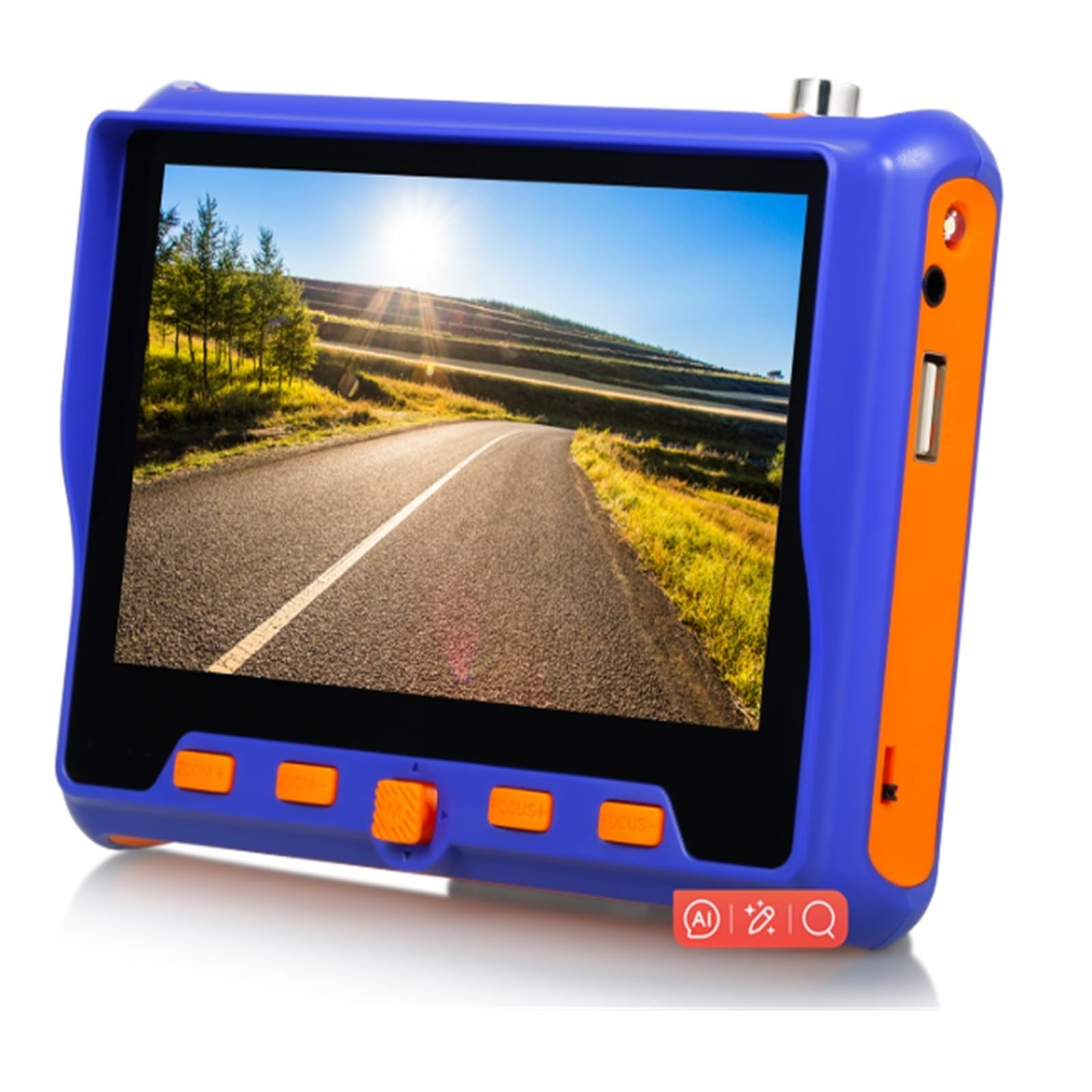 CCTV Tester, 5 Inch HD CCTV Tester Monitor ADH/TVI/CVI Camera